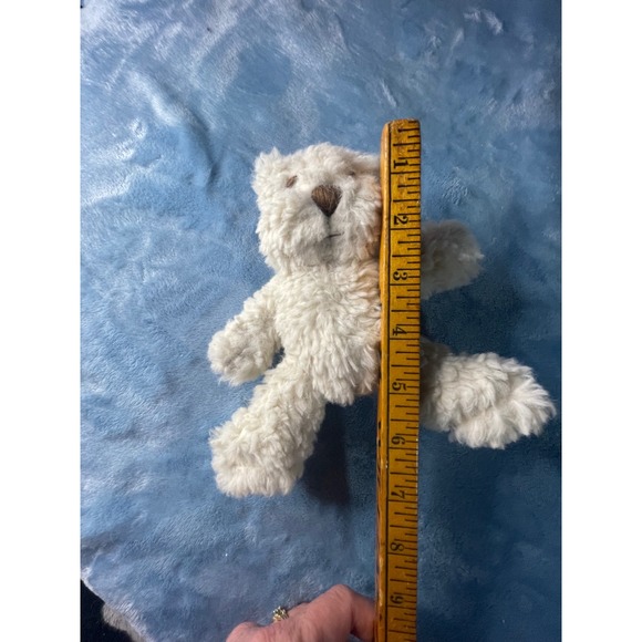Baby Gap Cream Sherpa Teddy Bear Plush Stuffed Animal Small 6 Inch - Picture 5 of 5